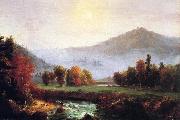 Thomas Cole Morning Mist Rising oil on canvas